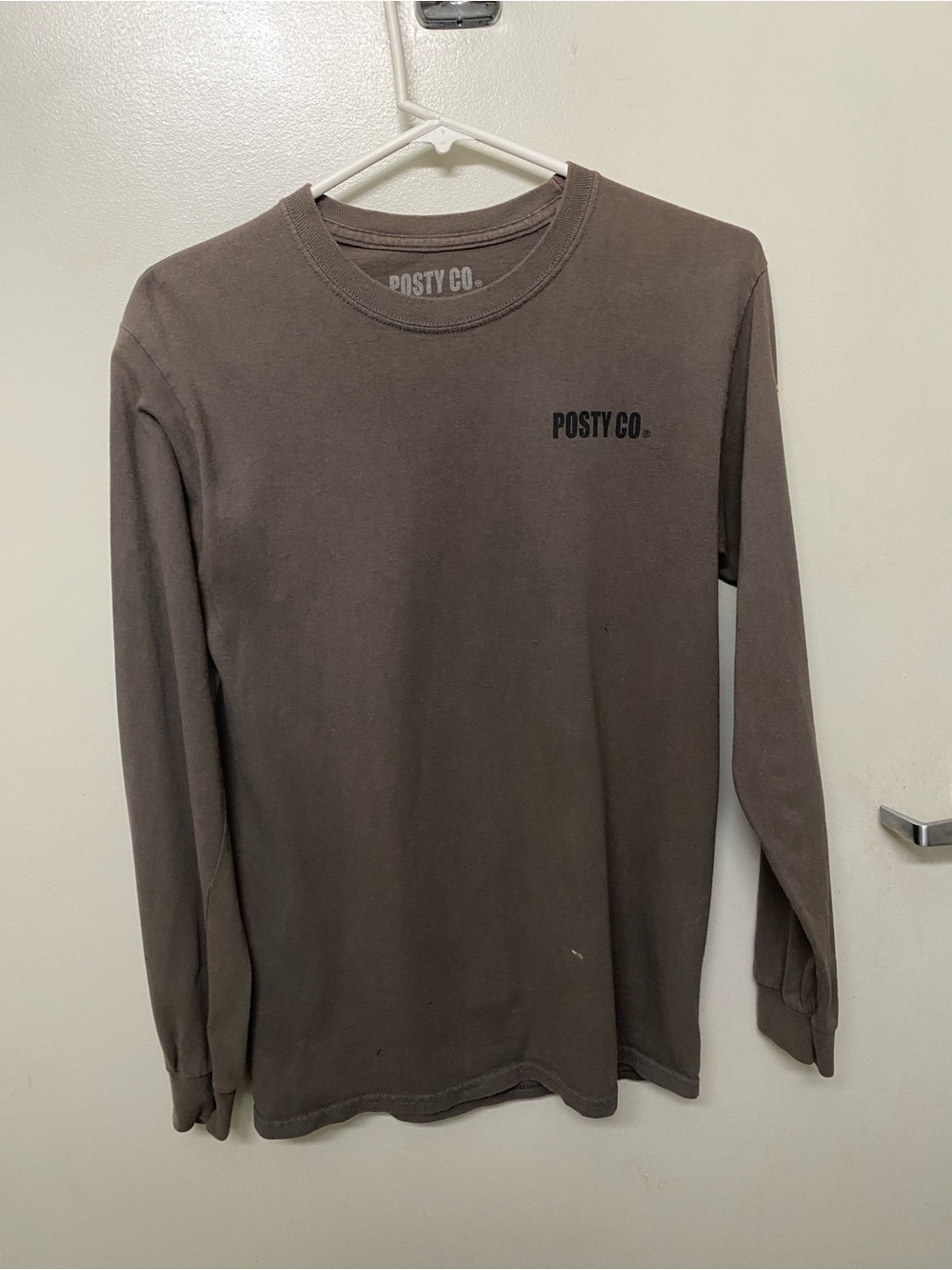Post Malone Beerbongs & Bentleys Tour concert long sleeve Large merch shirt grey